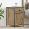 Image de Cabinet De Chevet Chêne Artisanal 40 X 42 X 60 Cm Vidaxl