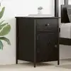 Image de Cabinet De Chevet Avec Tiroir 2 Pcs Chêne Noir 40 X 42 X 60 Cm Vidaxl