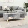 Image de Table Basse Gris Béton 102 X 55 X 35 Cm Bois D'ingénierie Vidaxl