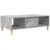 Image de Vidaxl table basse gris béton 102 x 55 x 35 cm bois d'ingénierie