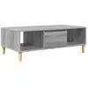 Image de Vidaxl table basse gris sonoma 102 x 55 x 35 cm bois d'ingénierie