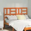 Image de Tête De Lit Brun Cire 145,5 X 4 X 104 Cm Pin Massif Vidaxl