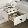 Image de Vidaxl cadre de lit avec tête de lit blanc 120 x 190 cm pin massif
