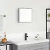Image de Miroir De Salle De Bain Led Gris Sonoma 40 X 37 X 8.5 Cm Vidaxl