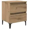 Image de Vidaxl cabinet de chevet chêne artisanal 40 x 35 x 50 cm