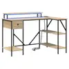 Image de Vidaxl bureau chêne sonoma 120 x 79 x 86,5 cm bois d'ingénierie