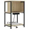 Image de Vidaxl cabinet de chevet 2 pcs chêne sonoma 38 x 31 x 61 cm