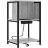 Image de Vidaxl cabinet de chevet gris sonoma 38 x 31 x 61 cm bois d'ingénierie