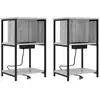 Image de Vidaxl cabinet de chevet 2 pcs gris sonoma 38 x 31 x 61 cm