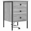 Image de Vidaxl cabinet de chevet gris sonoma 42 x 41 x 61 cm bois d'ingénierie