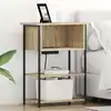 Image de Cabinet De Chevet Chêne Sonoma 55 X 31 X 76 Cm Vidaxl