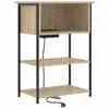 Image de Vidaxl cabinet de chevet chêne sonoma 55 x 31 x 76 cm