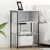Image de Cabinet De Chevet Gris Sonoma 55 X 31 X 76 Cm Bois D'ingénierie Vidaxl
