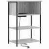 Image de Vidaxl cabinet de chevet gris sonoma 55 x 31 x 76 cm bois d'ingénierie