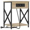 Image de Vidaxl cabinet de chevet chêne sonoma 41 x 31 x 51 cm
