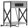 Image de Vidaxl cabinet de chevet gris sonoma 41 x 31 x 51 cm bois d'ingénierie