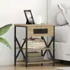 Image de Cabinet De Chevet 2 Pcs Chêne Sonoma 41 X 31 X 51 Cm Vidaxl