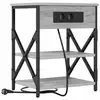 Image de Vidaxl cabinet de chevet gris sonoma 41 x 31 x 51 cm bois d'ingénierie