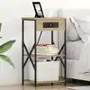 Image de Cabinet De Chevet 2 Pcs Chêne Sonoma 41 X 31 X 76 Cm Vidaxl