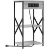 Image de Vidaxl cabinet de chevet gris sonoma 41 x 31 x 76 cm bois d'ingénierie
