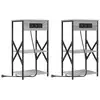 Image de Vidaxl cabinet de chevet 2 pcs gris sonoma 41 x 31 x 76 cm
