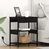Image de Cabinet De Chevet 2 Pcs Chêne Noir 41 X 31 X 51 Cm Vidaxl