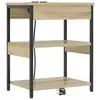 Image de Vidaxl cabinet de chevet chêne sonoma 41 x 31 x 51 cm