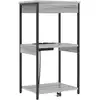 Image de Vidaxl cabinet de chevet gris sonoma 41 x 31 x 76 cm bois d'ingénierie