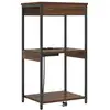 Image de Vidaxl cabinet de chevet chêne brun 41 x 31 x 76 cm bois d'ingénierie