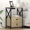 Image de Cabinet De Chevet 2 Pc Chêne Sonoma 40 X 31 X 60 Cm Vidaxl