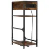 Image de Vidaxl cabinet de chevet chêne fumé 40 x 27 x 76 cm bois d'ingénierie
