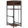 Image de Vidaxl cabinet de chevet chêne brun 40 x 27 x 76 cm bois d'ingénierie