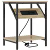 Image de Vidaxl cabinet de chevet chêne sonoma 38 x 30 x 48 cm