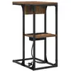 Image de Vidaxl cabinet de chevet chêne fumé 41,5 x 26 x 60,5 cm
