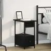 Image de Cabinet De Chevet Chêne Noir 60 X 30 X 61 Cm Bois D'ingénierie Vidaxl