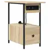 Image de Vidaxl cabinet de chevet avec tiroir chêne sonoma 60 x 30 x 61 cm