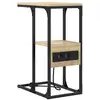 Image de Vidaxl cabinet de chevet avec tiroir chêne sonoma 41.5 x 26 x 60.5 cm