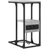 Image de Vidaxl cabinet de chevet avec tiroir sonoma gris 41.5 x 26 x 60.5 cm