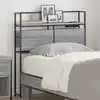 Image de Tête De Lit De Rangement Sonoma Gris Bois D'ingénierie Vidaxl