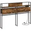 Image de Vidaxl tête de lit de rangement chêne fumé bois d'ingénierie
