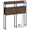 Image de Vidaxl tête de lit de rangement chêne marron bois d'ingénierie