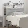Image de Tête De Lit De Rangement Sonoma Gris Bois D'ingénierie Vidaxl