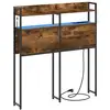 Image de Vidaxl tête de lit de rangement chêne fumé bois d'ingénierie