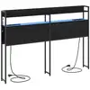Image de Vidaxl tête de lit de rangement chêne noir bois d'ingénierie