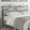 Image de Tête De Lit De Rangement Sonoma Gris Bois D'ingénierie Vidaxl