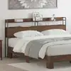 Image de Tête De Lit De Rangement Chêne Marron Bois D'ingénierie Vidaxl
