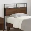 Image de Tête De Lit De Rangement Chêne Marron Bois D'ingénierie Vidaxl