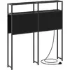 Image de Vidaxl tête de lit de rangement chêne noir bois d'ingénierie