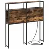 Image de Vidaxl tête de lit de rangement chêne fumé bois d'ingénierie