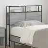Image de Tête De Lit De Rangement Sonoma Gris Bois D'ingénierie Vidaxl